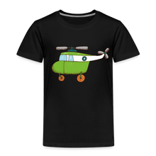Lade das Bild in den Galerie-Viewer, Kinder Premium T-Shirt - Hubschrauber - Schwarz