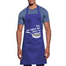 Lade das Bild in den Galerie-Viewer, Kochschürze für Männer - Royalblau