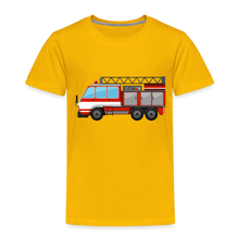 Lade das Bild in den Galerie-Viewer, Kinder Premium T-Shirt - Feuerwehr - Sonnengelb
