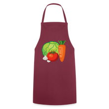 Lade das Bild in den Galerie-Viewer, Kochschürze mit Gemüse - Bordeaux