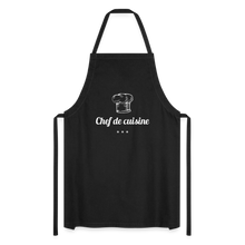 Lade das Bild in den Galerie-Viewer, Kochschürze Chef de cuisine - Schwarz