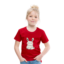 Lade das Bild in den Galerie-Viewer, Kinder Premium T-Shirt - Hase - Rot