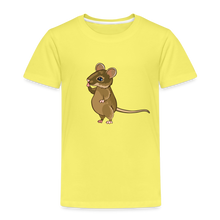 Lade das Bild in den Galerie-Viewer, Kinder Premium T-Shirt - Maus - Gelb