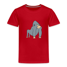 Lade das Bild in den Galerie-Viewer, Kinder Premium T-Shirt mit Gorilla - Rot