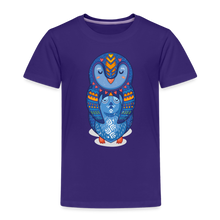Lade das Bild in den Galerie-Viewer, Kinder Premium T-Shirt - Pinguin Mama mit Baby - Lila