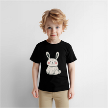 Lade das Bild in den Galerie-Viewer, Kinder Premium T-Shirt - Hase - Schwarz
