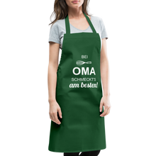 Lade das Bild in den Galerie-Viewer, Kochschürze für Frauen - bei OMA schmeckt's am besten! - Grün