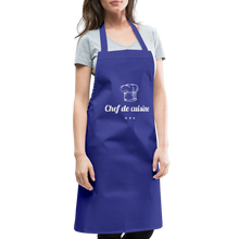 Lade das Bild in den Galerie-Viewer, Kochschürze Chef de cuisine - Royalblau