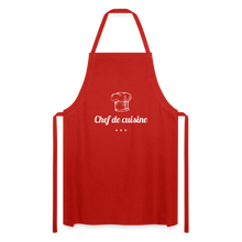 Lade das Bild in den Galerie-Viewer, Kochschürze Chef de cuisine - Rot