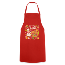 Lade das Bild in den Galerie-Viewer, Küchenschürze für Männer - Pizza - Rot