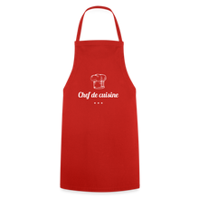Lade das Bild in den Galerie-Viewer, Kochschürze Chef de cuisine - Rot