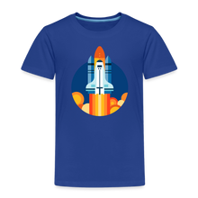 Lade das Bild in den Galerie-Viewer, Kinder Premium T-Shirt - Space Shuttle startet - Königsblau
