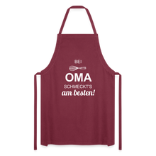 Lade das Bild in den Galerie-Viewer, Kochschürze für Frauen - bei OMA schmeckt's am besten! - Bordeaux