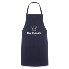 Lade das Bild in den Galerie-Viewer, Kochschürze Chef de cuisine - Navy