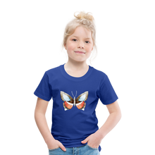 Lade das Bild in den Galerie-Viewer, Kinder Premium T-Shirt mit Schmetterling - Königsblau