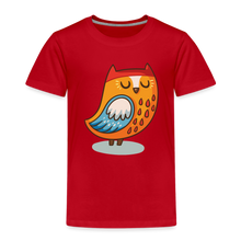 Lade das Bild in den Galerie-Viewer, Kinder Premium T-Shirt - Eule - Rot
