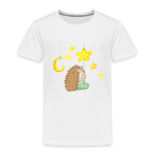 Lade das Bild in den Galerie-Viewer, Kinder Premium T-Shirt - Igel mit Sternen - Weiß