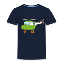 Lade das Bild in den Galerie-Viewer, Kinder Premium T-Shirt - Hubschrauber - Navy