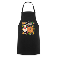 Lade das Bild in den Galerie-Viewer, Küchenschürze für Damen - Pizza - Schwarz