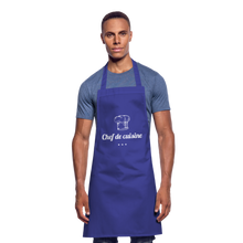 Lade das Bild in den Galerie-Viewer, Kochschürze Chef de cuisine - Royalblau