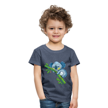 Lade das Bild in den Galerie-Viewer, Kinder Premium T-Shirt - Koalabär - Blau meliert
