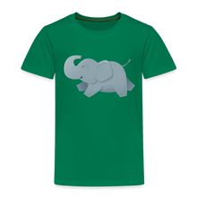 Lade das Bild in den Galerie-Viewer, Kinder Premium T-Shirt - glücklicher Elefant - Kelly Green
