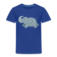 Lade das Bild in den Galerie-Viewer, Kinder Premium T-Shirt - glücklicher Elefant - Königsblau