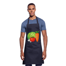 Lade das Bild in den Galerie-Viewer, Kochschürze mit Gemüse - Navy