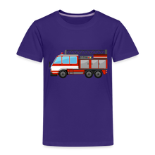 Lade das Bild in den Galerie-Viewer, Kinder Premium T-Shirt - Feuerwehr - Lila