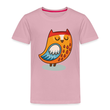 Lade das Bild in den Galerie-Viewer, Kinder Premium T-Shirt - Eule - Hellrosa