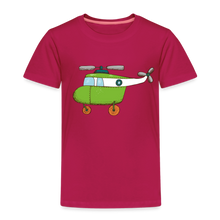 Lade das Bild in den Galerie-Viewer, Kinder Premium T-Shirt - Hubschrauber - dunkles Pink