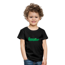 Lade das Bild in den Galerie-Viewer, Kinder Premium T-Shirt - Krokodil - Schwarz