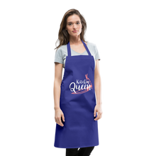 Lade das Bild in den Galerie-Viewer, Kochschürze für Damen - Kitchen Queen - Royalblau