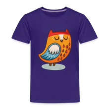 Lade das Bild in den Galerie-Viewer, Kinder Premium T-Shirt - Eule - Lila
