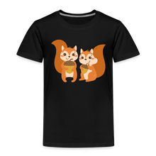 Lade das Bild in den Galerie-Viewer, Kinder Premium T-Shirt - Eichhörnchen - Schwarz