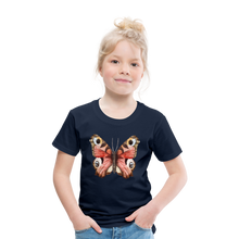 Lade das Bild in den Galerie-Viewer, Kinder Premium T-Shirt - Schmetterling - Navy