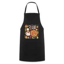 Lade das Bild in den Galerie-Viewer, Küchenschürze für Männer - Pizza - Schwarz