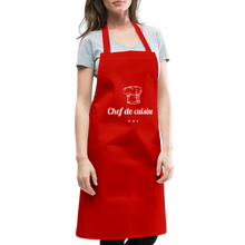 Lade das Bild in den Galerie-Viewer, Kochschürze Chef de cuisine - Rot