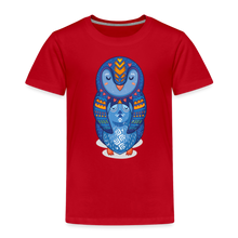 Lade das Bild in den Galerie-Viewer, Kinder Premium T-Shirt - Pinguin Mama mit Baby - Rot