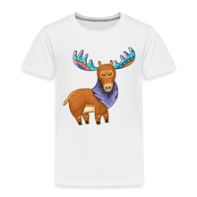 Lade das Bild in den Galerie-Viewer, Kinder Premium T-Shirt - Elch - Weiß