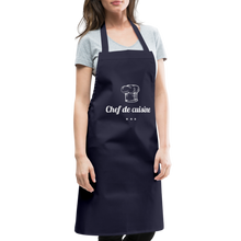 Lade das Bild in den Galerie-Viewer, Kochschürze Chef de cuisine - Navy