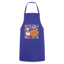 Lade das Bild in den Galerie-Viewer, Küchenschürze für Damen - Pizza - Royalblau