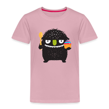 Lade das Bild in den Galerie-Viewer, Kinder Premium T-Shirt - Kuchen Monster - Hellrosa