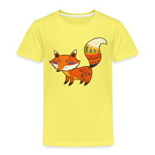Lade das Bild in den Galerie-Viewer, Kinder Premium T-Shirt - Fuchs - Gelb