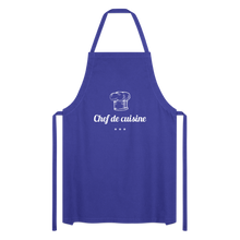 Lade das Bild in den Galerie-Viewer, Kochschürze Chef de cuisine - Royalblau