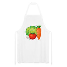 Lade das Bild in den Galerie-Viewer, Kochschürze mit Gemüse - Weiß