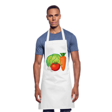 Lade das Bild in den Galerie-Viewer, Kochschürze mit Gemüse - Weiß
