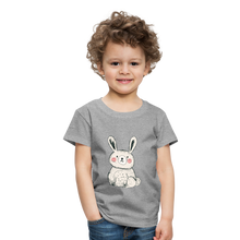 Lade das Bild in den Galerie-Viewer, Kinder Premium T-Shirt - Hase - Grau meliert