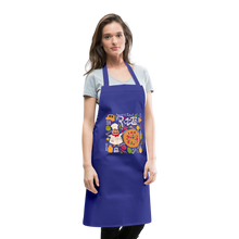 Lade das Bild in den Galerie-Viewer, Küchenschürze für Männer - Pizza - Royalblau