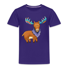 Lade das Bild in den Galerie-Viewer, Kinder Premium T-Shirt - Elch - Lila